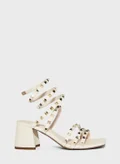 منبور Multi Strap High Heel Sandals