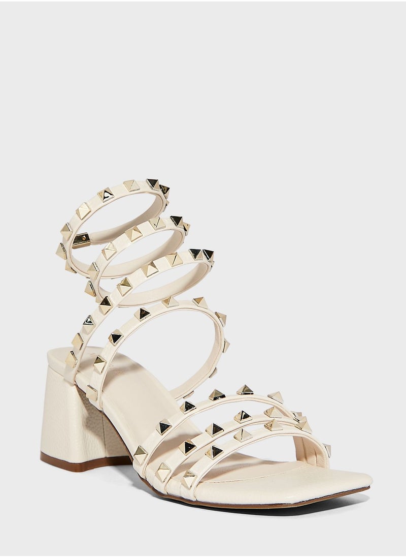 MENBUR - Multi Strap High Heel Sandals - Image 1