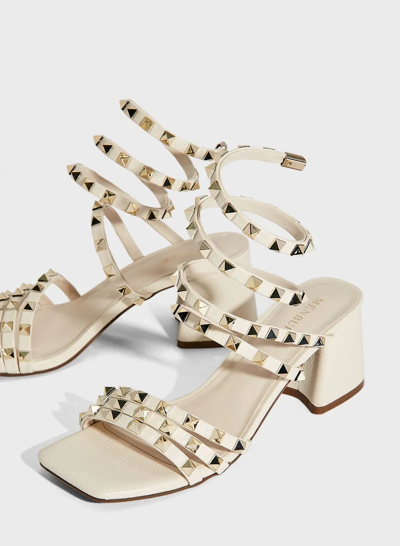 MENBUR Multi Strap High Heel Sandals