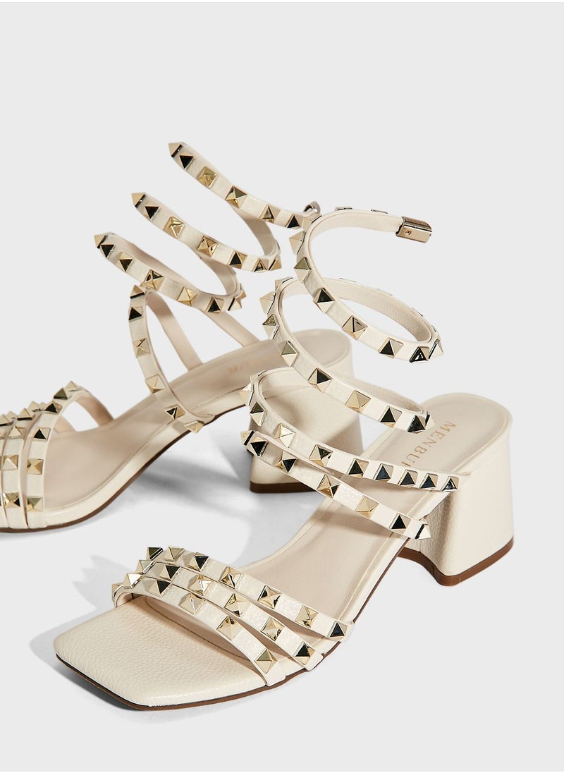 MENBUR - Multi Strap High Heel Sandals - Image 1