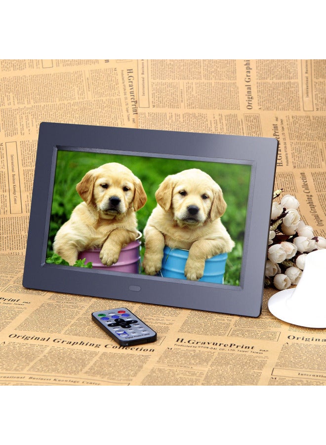 10-inch High-definition Digital Photo Frame Electronic Album Video Advertising Machine Led Frame Digital Brochure-Color:10inch Black  - Image 1