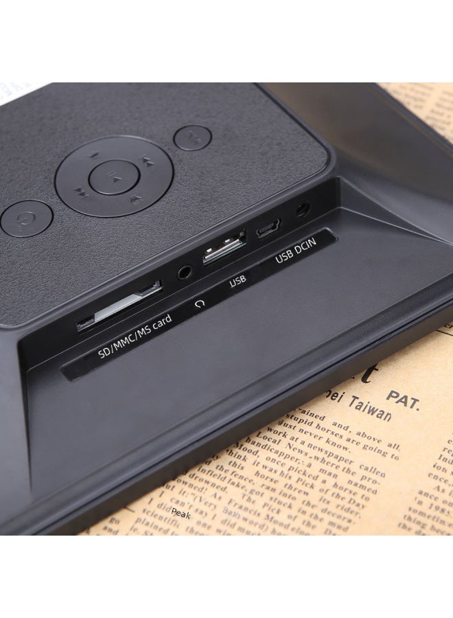 10-inch High-definition Digital Photo Frame Electronic Album Video Advertising Machine Led Frame Digital Brochure-Color:10inch Black  - Image 4