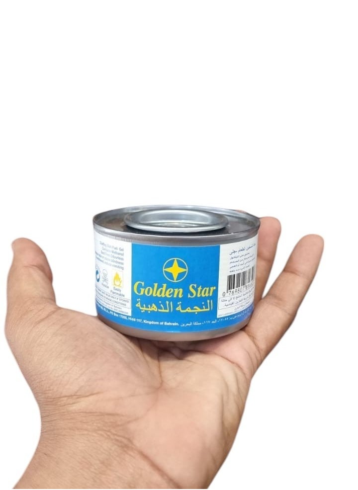 Golden Star - Heater Flame Can For Buffet Lasts 6 Hours (3pc) - Image 1