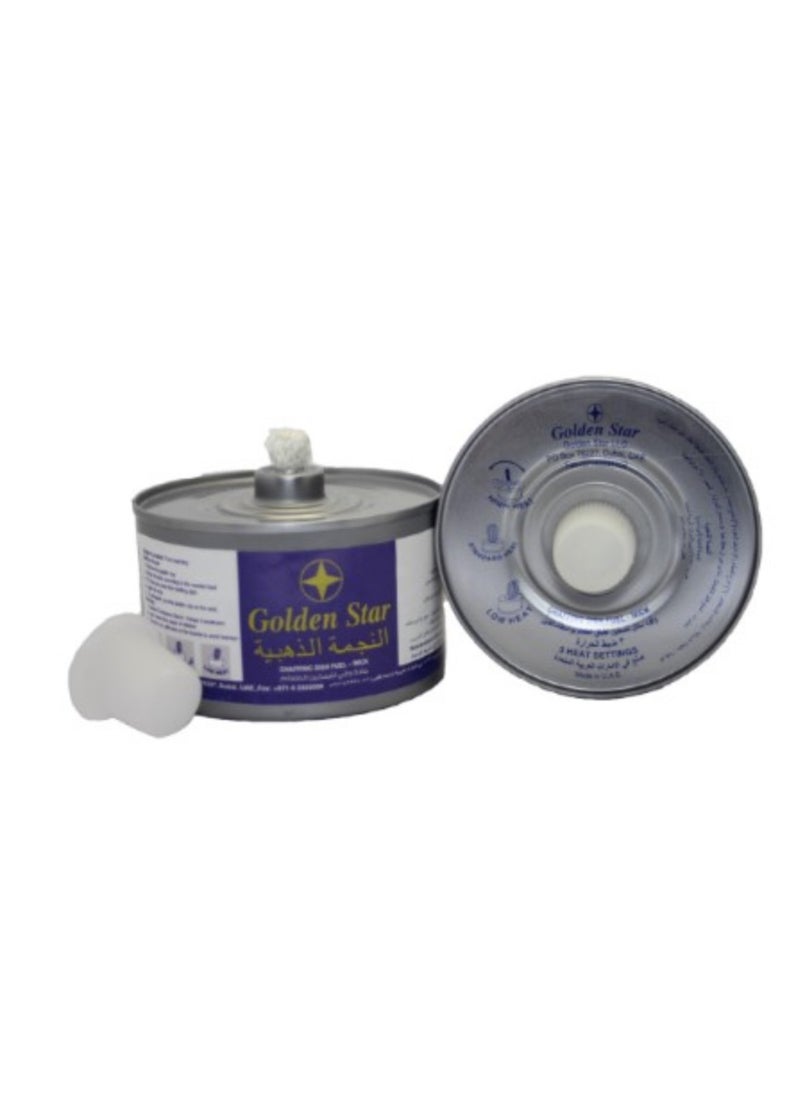 Golden Star - Heater Flame Can For Buffet Lasts 6 Hours (3pc) - Image 1