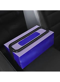 Generic Car tissue paper box holder Auto rear seat headrest support Hold Clip Car Vehicle Tissue Holder Tissue Box Fixing Strap Elastic Belt Sun Napkin Box Holder  - Image 2