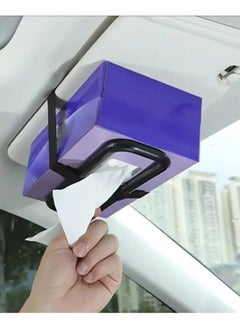 Generic Car tissue paper box holder Auto rear seat headrest support Hold Clip Car Vehicle Tissue Holder Tissue Box Fixing Strap Elastic Belt Sun Napkin Box Holder  - Image 5
