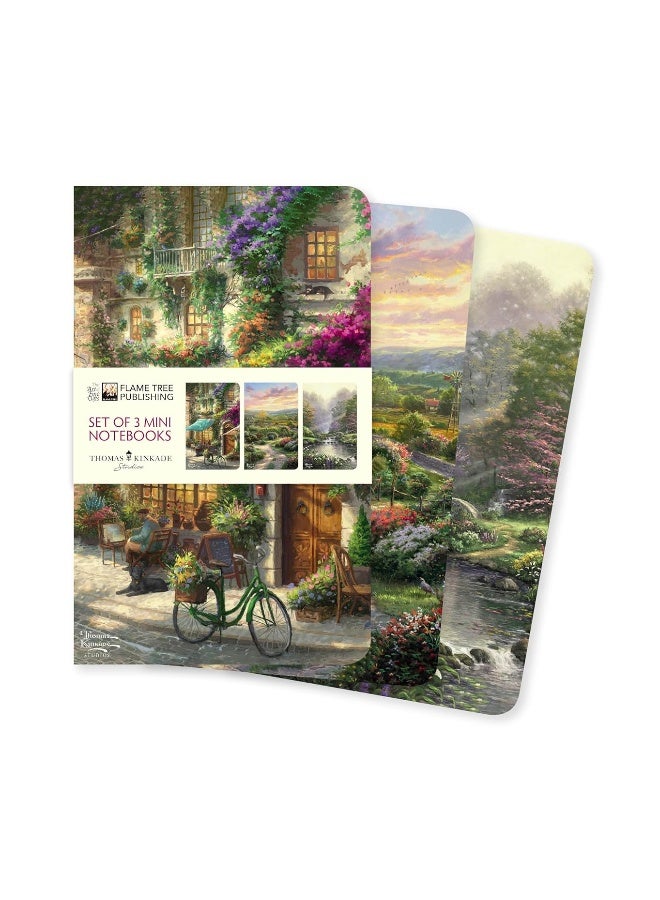 Thomas Kinkade Set of 3 Mini Notebooks - Image 1
