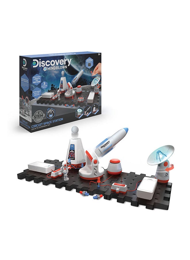 Discovery Mindblown Circuit Space Station Galactic Experiment Toy Set STEM Toys for Kids 6+ Years  - Image 1