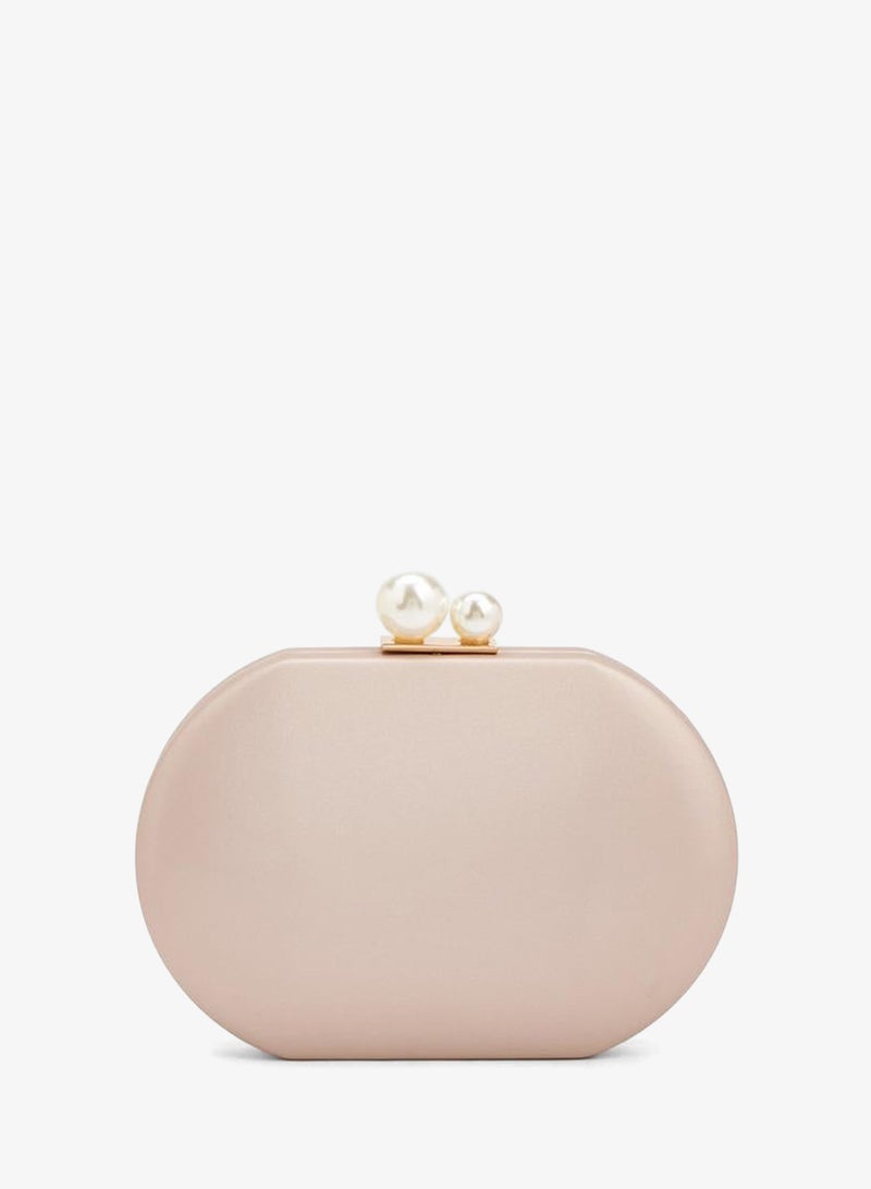 Flora Bella By Shoexpress Pearl Clutch With Detachable Shoulder Chain Ramadan Collection - Image 1