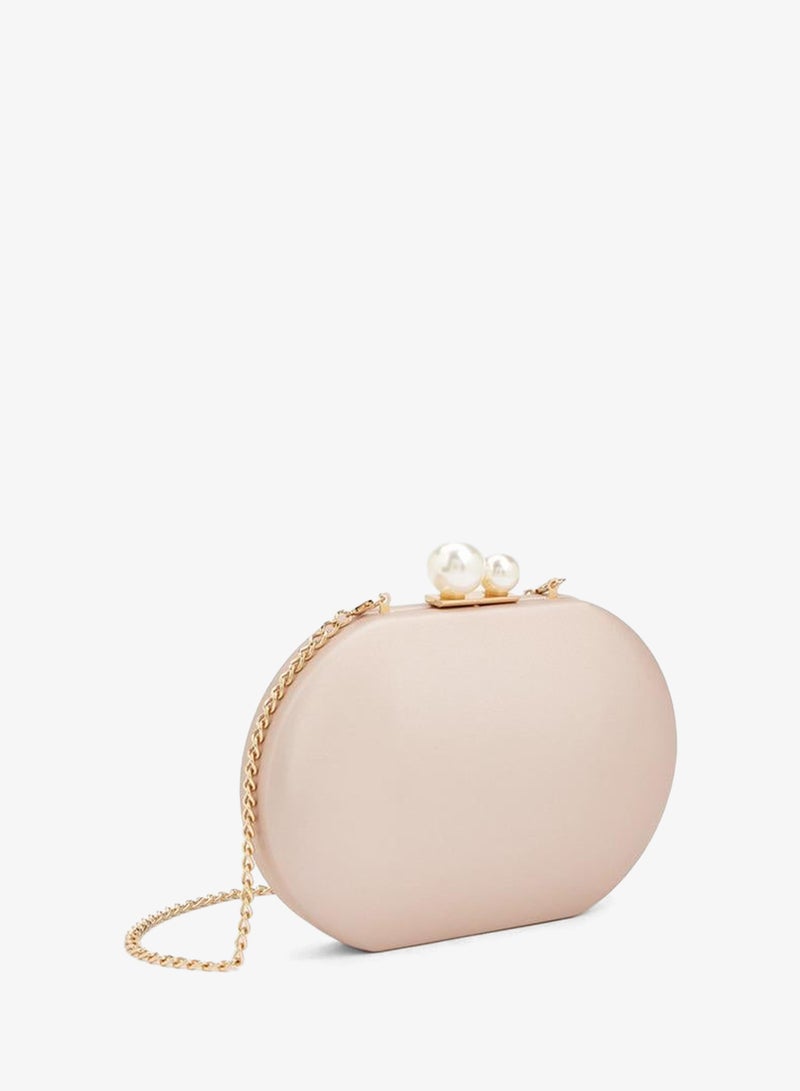 Flora Bella By Shoexpress Pearl Clutch With Detachable Shoulder Chain Ramadan Collection - Image 3