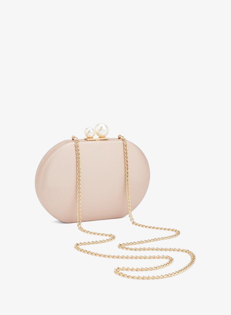 Flora Bella By Shoexpress Pearl Clutch With Detachable Shoulder Chain Ramadan Collection - Image 5