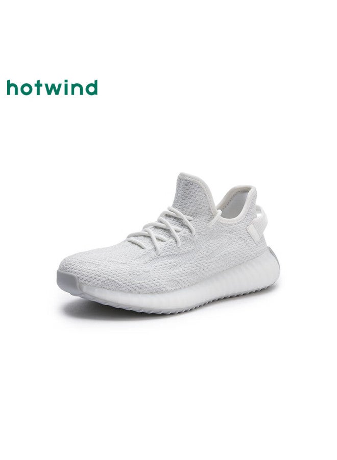 Hotwind Men's Mesh Casual Shoes, Spring And Autumn Fashion Thick-soled Comfortable Outdoor Breathable Coconut Sports Shoes - Image 1