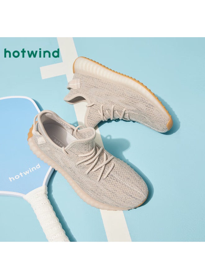 Hotwind Men's Mesh Casual Shoes, Spring And Autumn Fashion Thick-soled Comfortable Outdoor Breathable Coconut Sports Shoes - Image 3