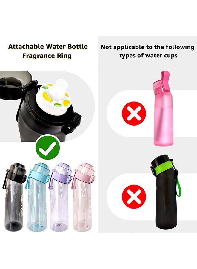 7 Pcs Flavor Pods for Air Water Bottle Compatible with 650ML Air Drinking Water Bottle Starter Set with Flavour Capsules,0% Sugar Water Cup Suitable for Outdoor Sport - Image 3