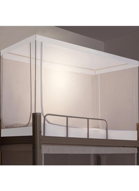 Student Dormitory Shading Mosquito Net Wholesale Upper Bunk Lower Bunk Bedroom 0.8 M0.9 M Dustproof Mosquito Net Three-door Zipper