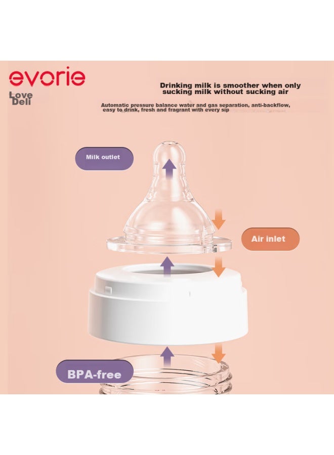 Evorie Nipple, Wide Diameter, Liquid Silicone Baby Nipple , Suitable For 9 Months And Above, Single Pack - Image 1