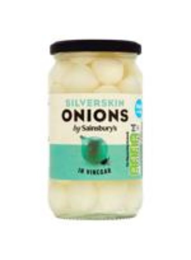 Onions, Silverskin Sweet - 440g, UK
