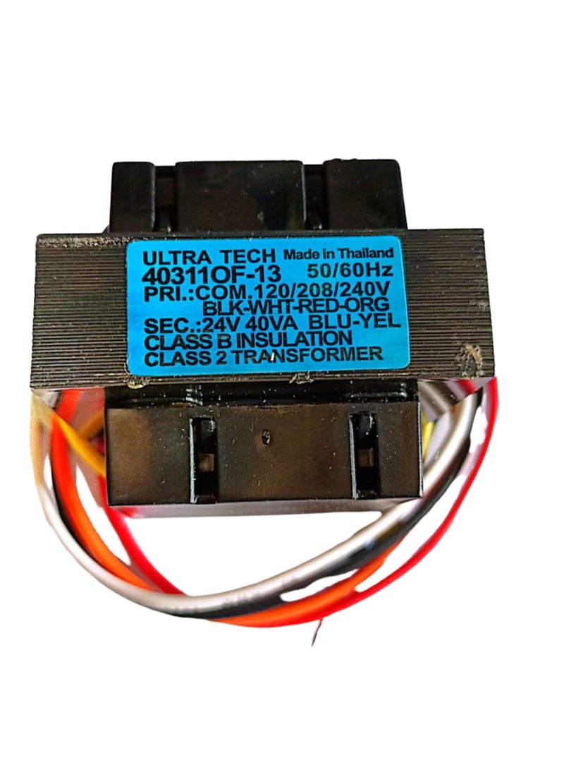 24VAC 40VA Transformer Power Supply | Compatible with Nest, Ecobee, Sensi, Honeywell Thermostats, and Nest Hello Ring Doorbells  Made in Thailand  - Image 2