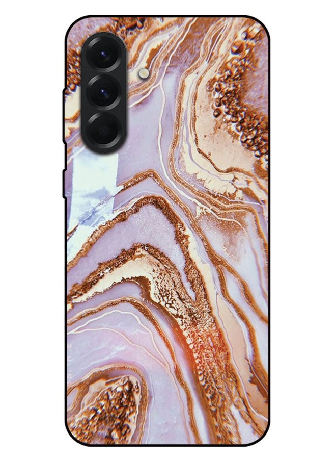 EYE CATCH Printed Protective Case Cover For Samsung Galaxy A56 -  Gold Mirror Finish - Image 1