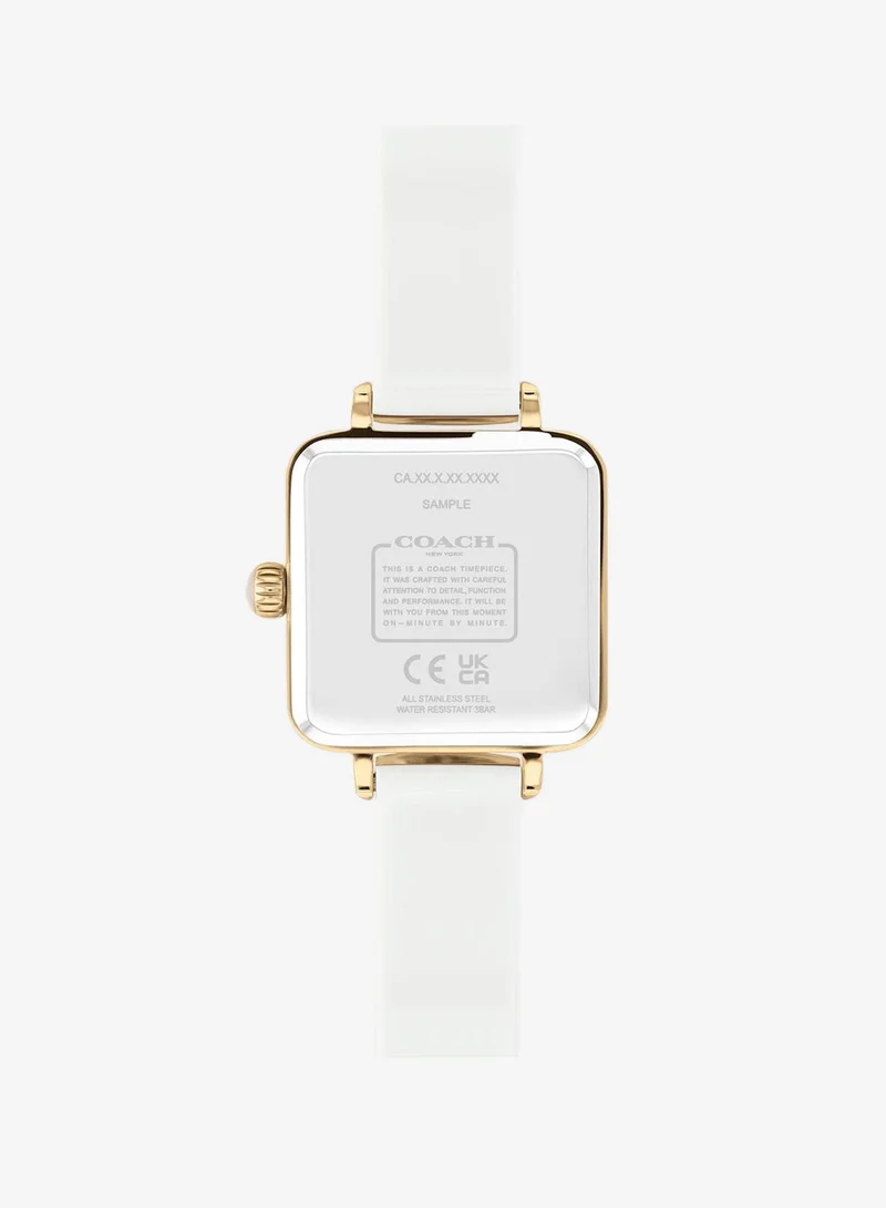Coach  2-Hand Cass Collection Quartz Movement Watch For Women With Gold-Tone Stainless Steel Bracelet - 14504308 for Women | Best Price UAE
