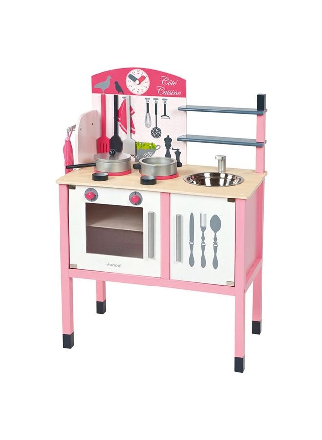 XIANGYU Kids Pretend Play Cooking Learning Wooden Kitchen Toys For Child - Image 1