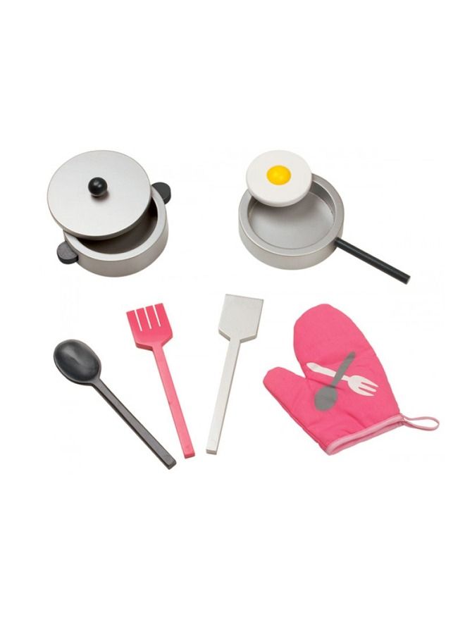 XIANGYU Kids Pretend Play Cooking Learning Wooden Kitchen Toys For Child - Image 3