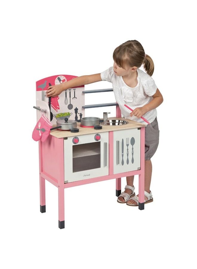 XIANGYU Kids Pretend Play Cooking Learning Wooden Kitchen Toys For Child - Image 2