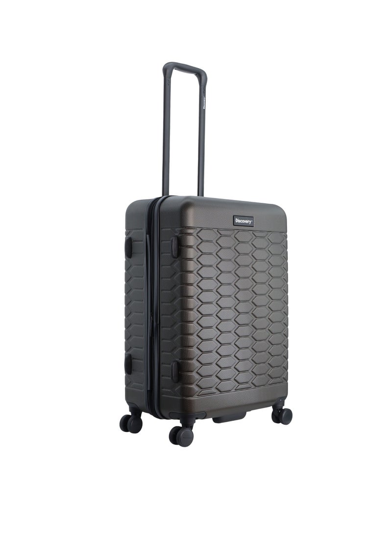 Discovery Reptile ABS Hardshell Medium Check-In Luggage Khaki, Durable Lightweight Expandable Suitcase, 4 Double Wheel With TSA Lock Trolley Bag (24 Inch). - pzsku/Z8E651407023A2868BCCCZ/45/_/1720611200/9289881c-a60a-408b-a04f-4f45de3f9399