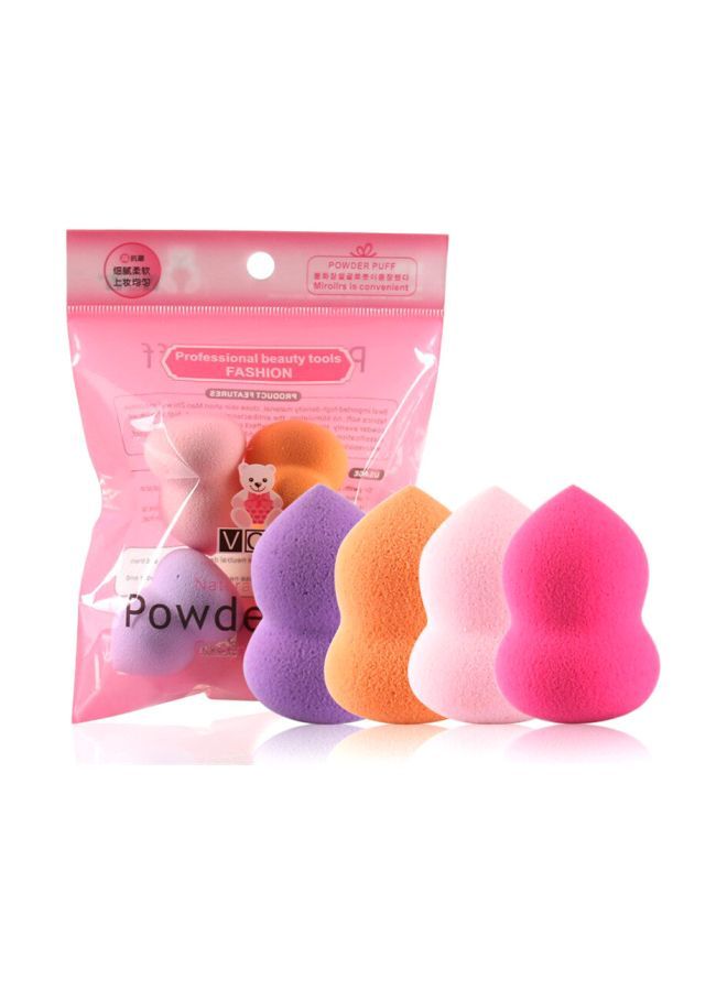 NIBEMINENT 4-Piece Make Up Sponge Set Multicolour - Image 2