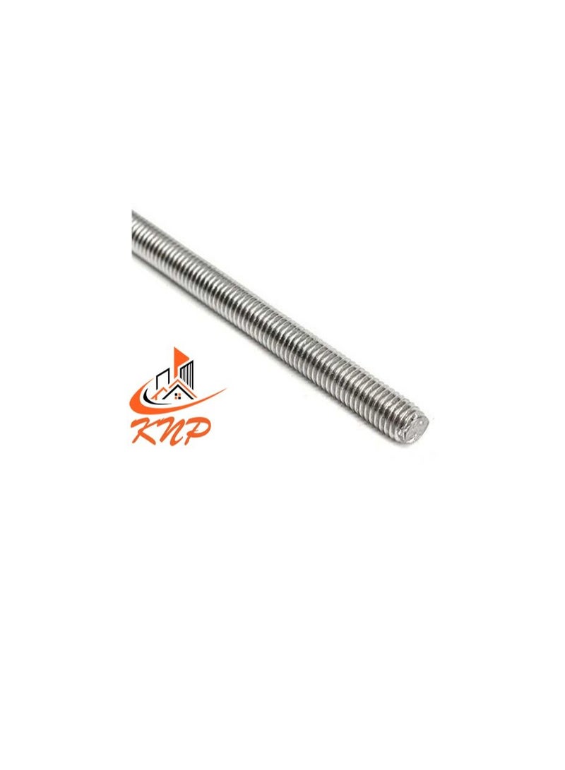 كنب قضيب فولاذي ملولب KNP - 1 متر (M10) - Image 2