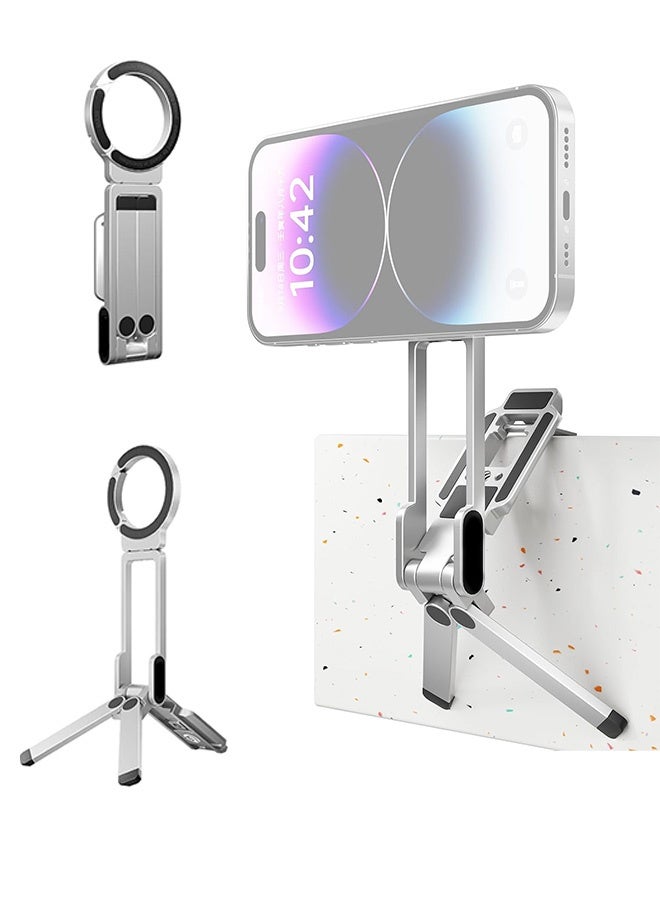 إم إكس إن Mxn Aluminium Magnetic Phone Tripod Stand Foldable Portable Magsafe Mini Phone Holde
