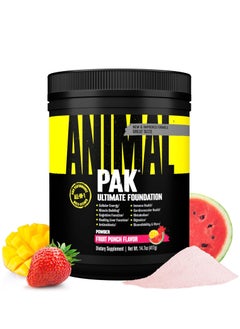 UNIVERSAL NUTRITION Animal Pak Ultimate Foundation Powder Fruit punch Flavor 14.7 oz (417g)  - Image 1