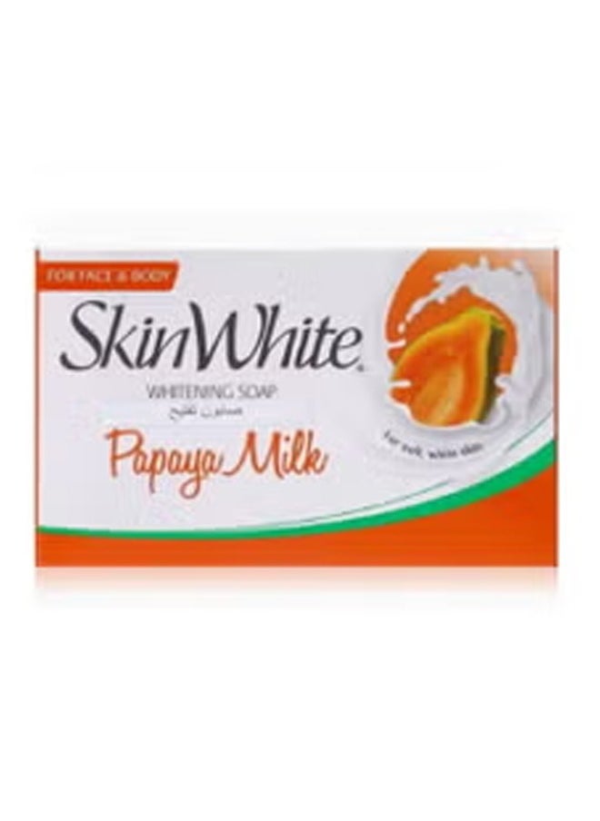 skin white Skinwhite Papaya Milk Whitening Soap With 90G *3  - Image 3
