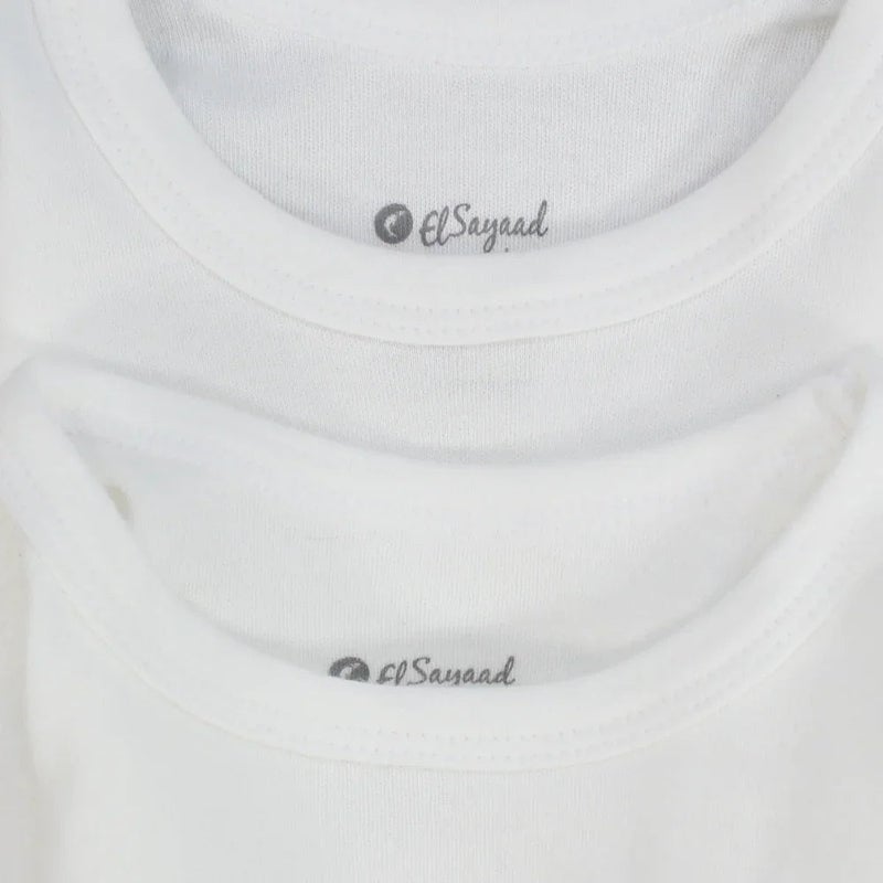 الصياد علبة من 2 - قميص داخلي عادي أبيض بأكمام طويلة للاطفال - Image 3