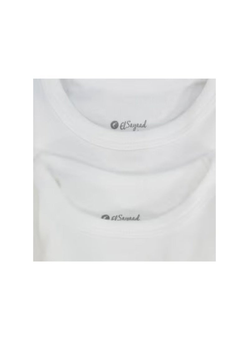 الصياد علبة من 2 - قميص داخلي عادي أبيض بأكمام طويلة للاطفال - Image 4