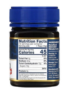 Manuka health Raw Manuka Honey MGO 400 8.8 oz 250 g  - Image 2