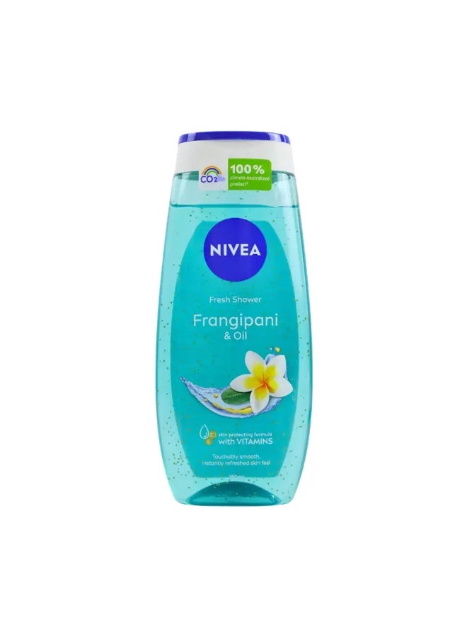Nivea Frangipani and Oil Fresh Shower with Vitamins Shower Gel- 250ml - Image 1