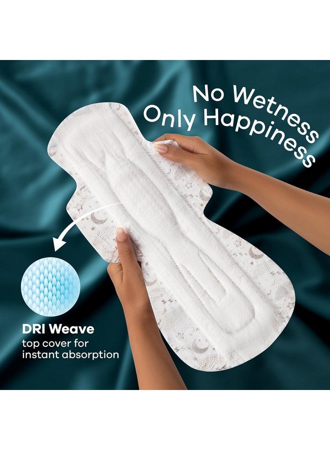 وسبير فوط صحية ليلية من ويسبر بينداز، 20 فوطة مقاس XXXL، حتى 0% تسرب طوال الليل، لتدفق غزير، ظهر أطول وأعرض بنسبة 75%، أجنحة ناعمة ومريحة، غلاف للاستخدام مرة واحدة - Image 5