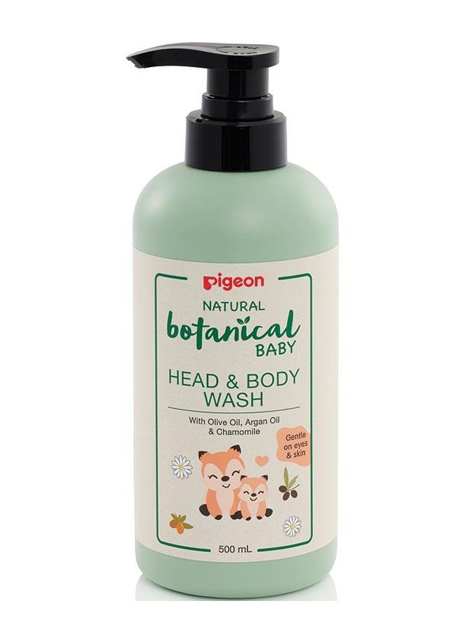 pigeon Pigeon Natural Botanical Baby Skincare Head & Body Wash 500ml