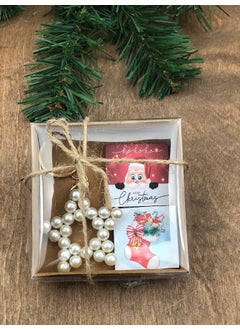Masalsı Concept Fairytale Concept Mini New Year Gift Box New Year Special Printed 2 Pieces Madlen and Pearl Keychain  - Image 1