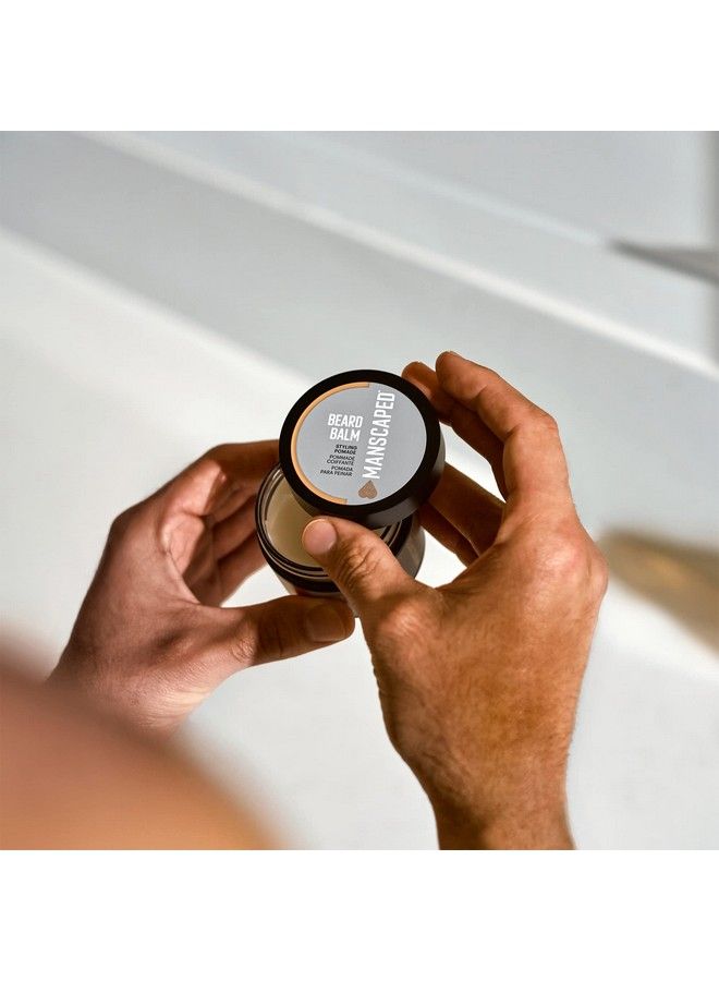 manscaped ® بلسم اللحية فائق الجودة مع زبدة الشيا وزيت جوز الهند وشمع العسل يرطب وينعم ويقوي ويلمع اللحى والشارب وشعر الوجه (2 أونصة) - Image 3