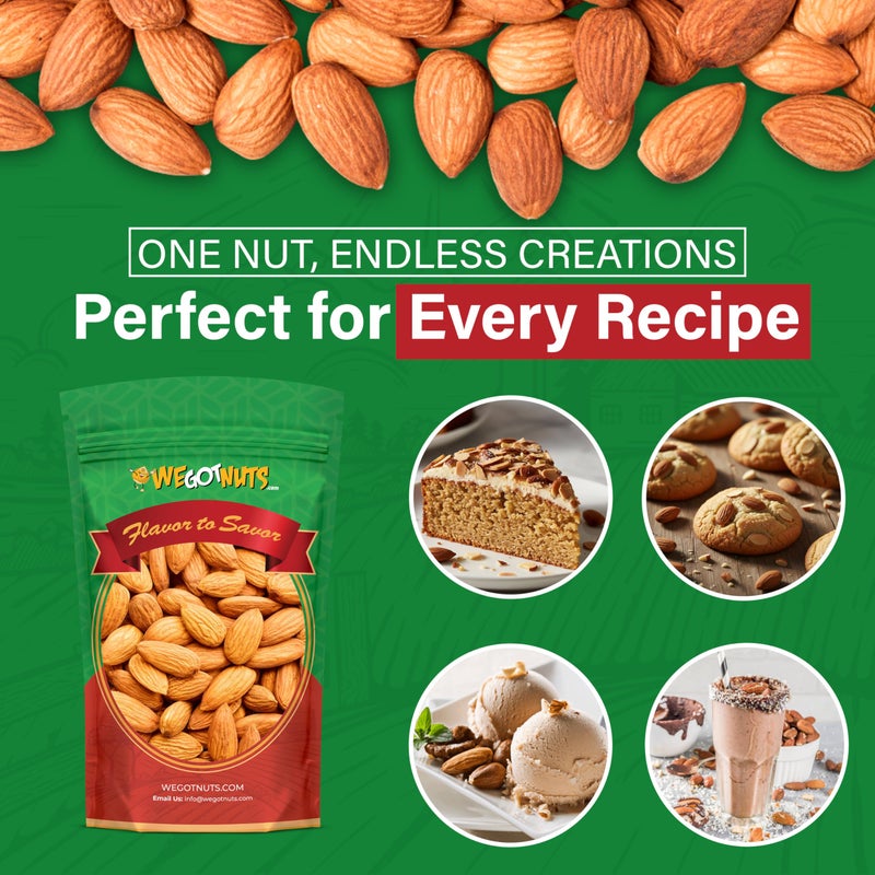 We Got Nuts Jumbo California Almonds 64oz (4 Pounds) (Whole, Naturel, Non Gmo, Shelled, Unsalted) - Image 4