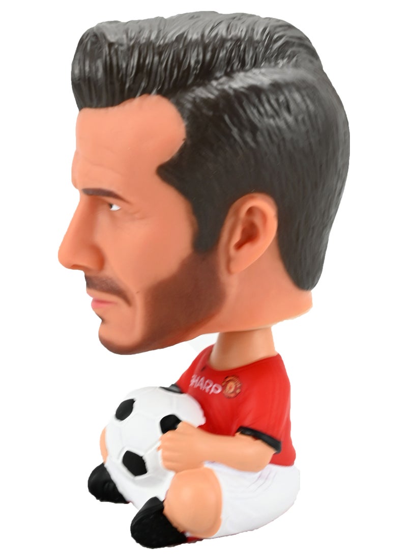 Generic - David Beckham Bobble Head, Car decoration Nodding OrnaMen's, beautiful Footballer Bobblehead Toy for Car, Creative Dashboard Crafts David Beckham Lover Gift for Car Vehicle Desk Tabletop Office decor - Image 1