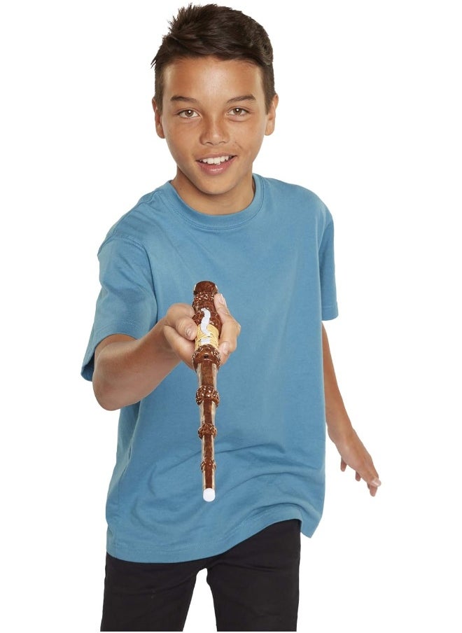 Jakks Pacific - Harry Potter, Albus Dumbledore's Wizard Training Wand - 11 SPELLS TO CAST! - Image 1