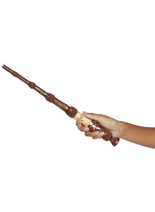 Jakks Pacific - Harry Potter, Albus Dumbledore's Wizard Training Wand - 11 SPELLS TO CAST! - Image 1