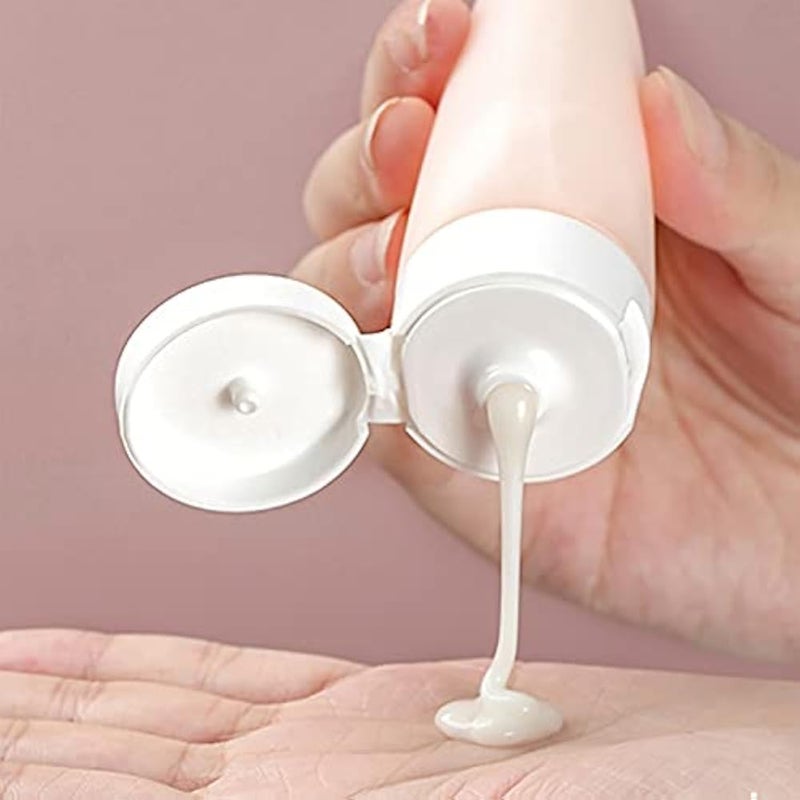 Somnr 3PCS Plastic Travel Bottles，Leak Proof Travel container for Toiletries,Squeezable Travel Accessories 2oz for Shampoo Conditioner Lotion Body Wash, One Size - Image 2