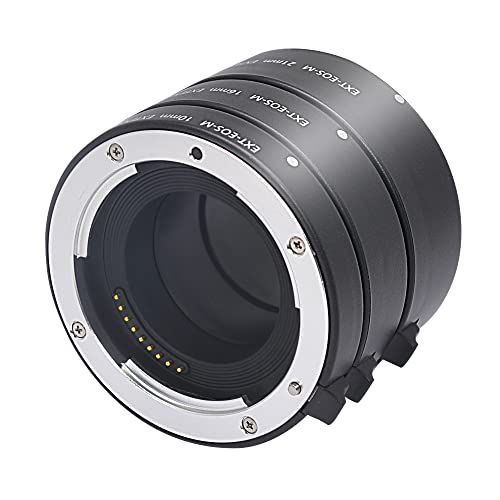 Mcoplus Metal Auto Focus Macro Extension Tube Set for EOS EF-M Monut M6 M2 M3 M5 M50 M100 M200 Cameras - Image 5