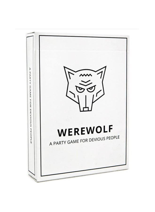 Full English Version Werewolf Devious Little White Wolf Casual Board Game Card Werewolf Series 