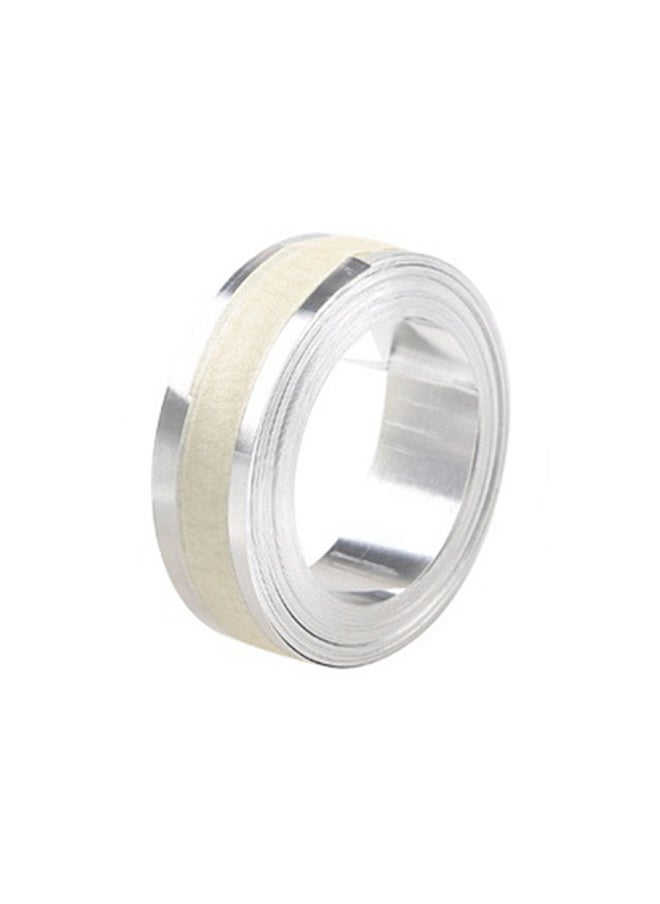 Generic Aluminum 3D Manual Embossing Tape Self-Adhesive Metal Label Maker Refill Compatible with DYMO Label Makers M1011/M11 - 1 Roll 12mm*3.65m  - Image 1