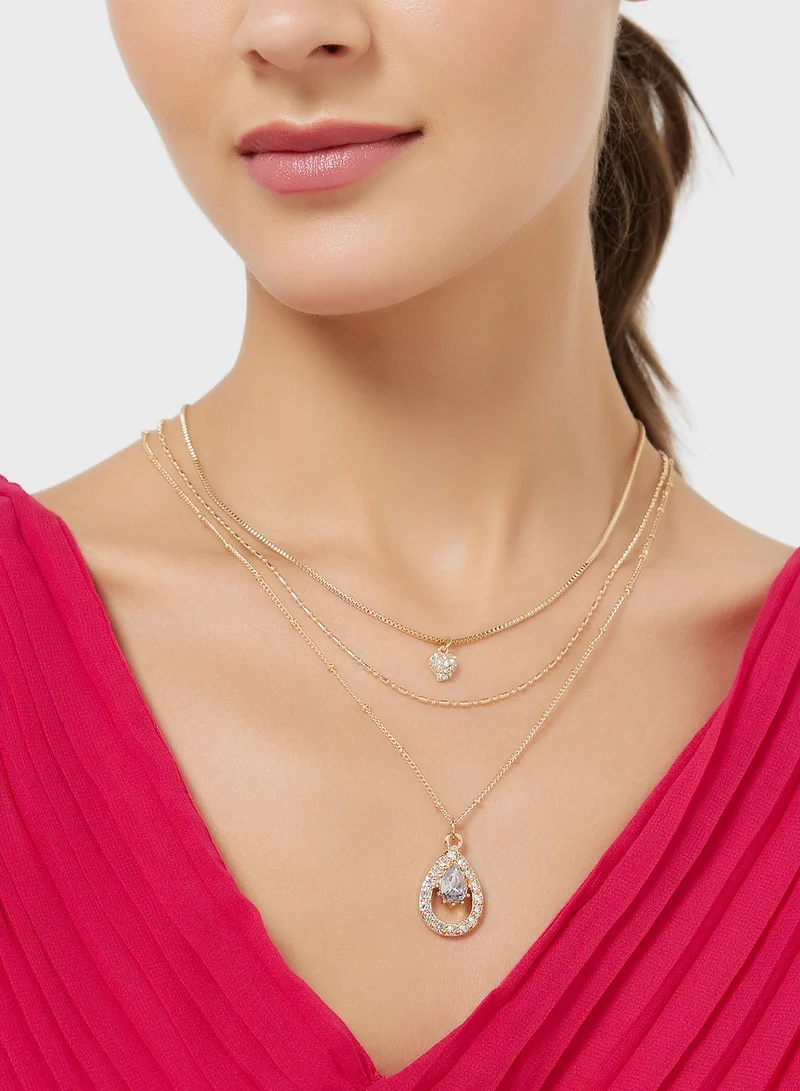 ELLA 3 Pack Mix Pendant Necklace